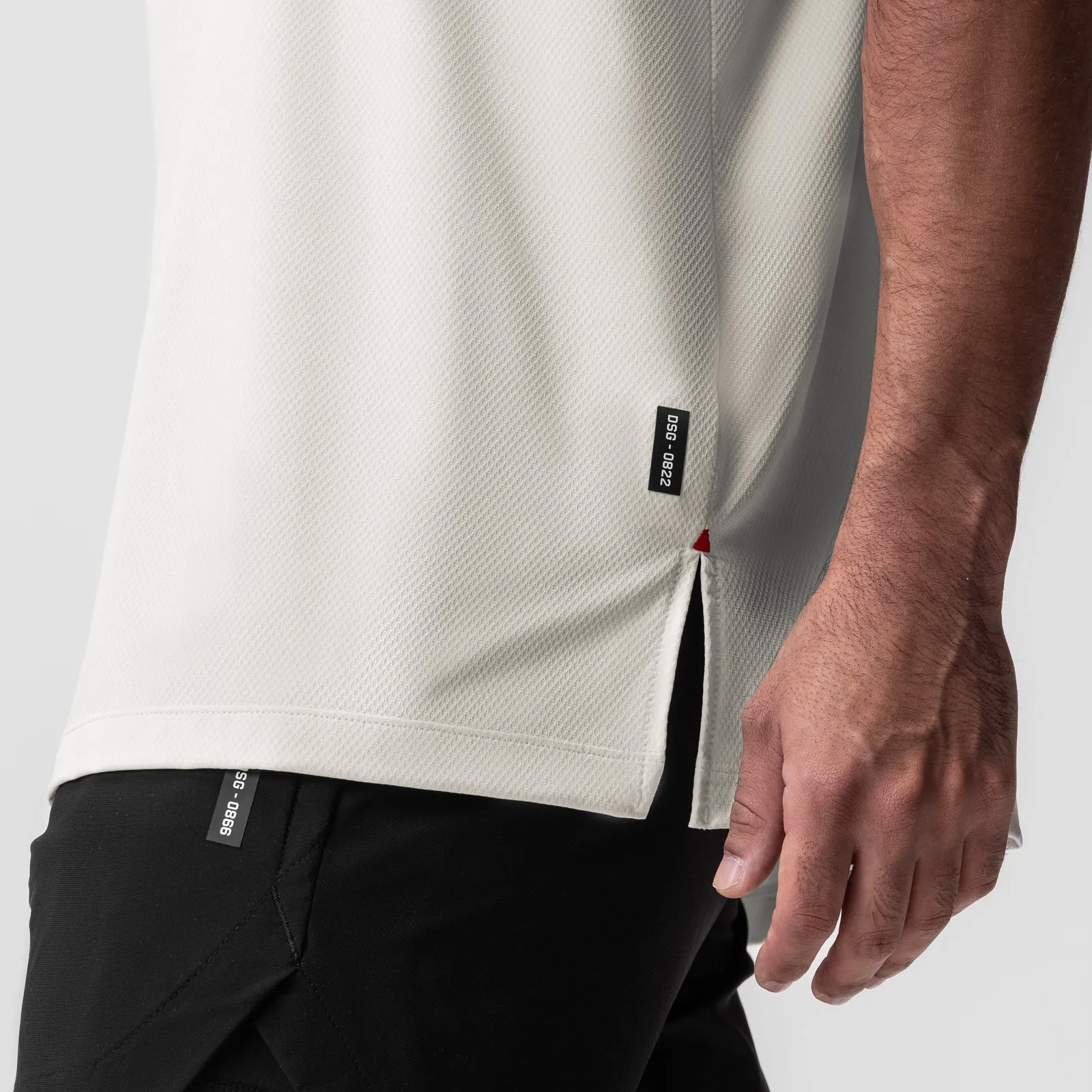 0822. AeroSilver Oversized Tee - Ivory Cream ASRV