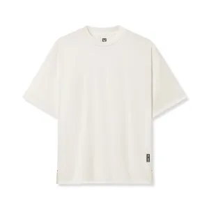 0822. AeroSilver Oversized Tee - Ivory Cream ASRV