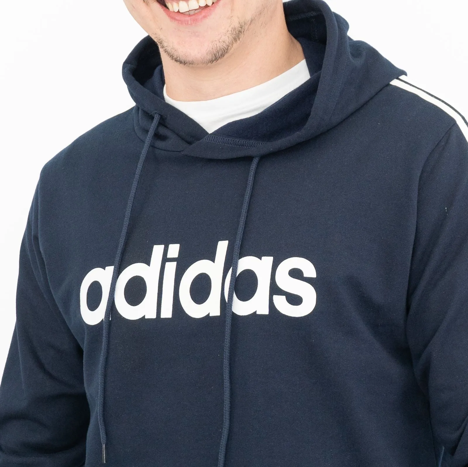 Adidas Mens Navy Hoodie