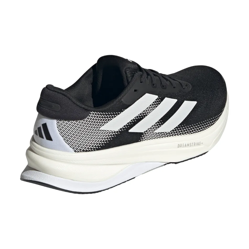 Adidas Men's Supernova Solution 2 Running Shoes in Core Black/Cloud White/Core Black SS25