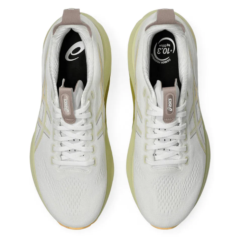 ASICS Men's GEL-KAYANO 32 Running Shoes in White/Orange Glow AW25