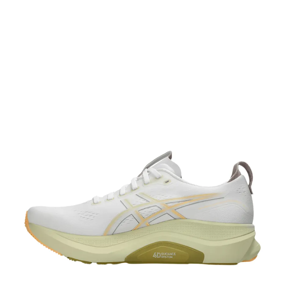 ASICS Men's GEL-KAYANO 32 Running Shoes in White/Orange Glow AW25