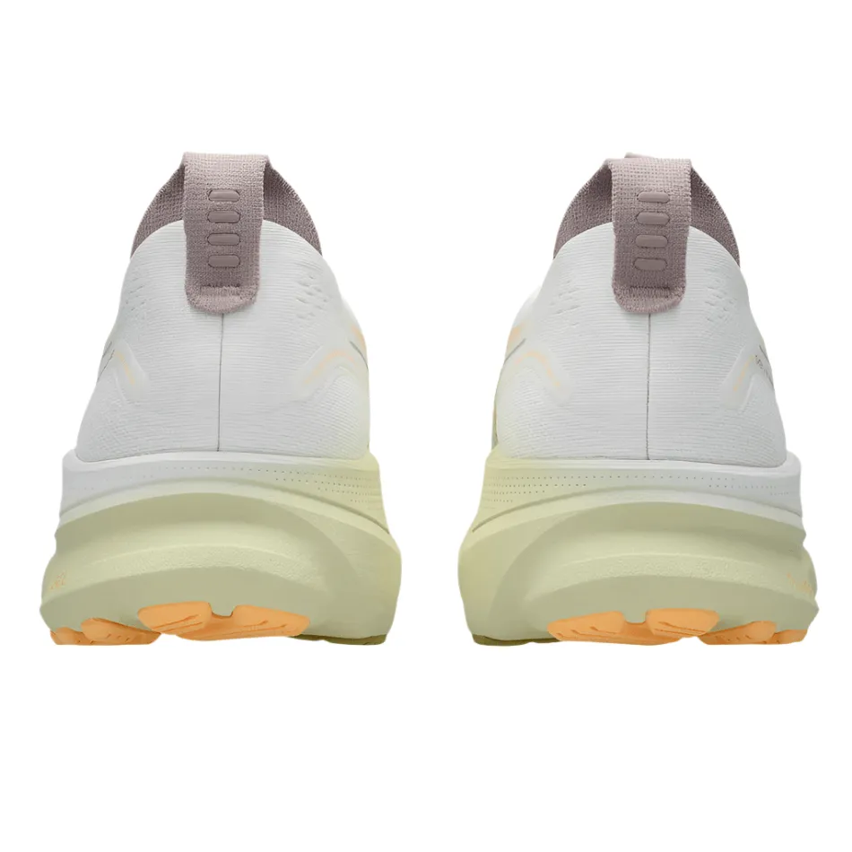 ASICS Men's GEL-KAYANO 32 Running Shoes in White/Orange Glow AW25