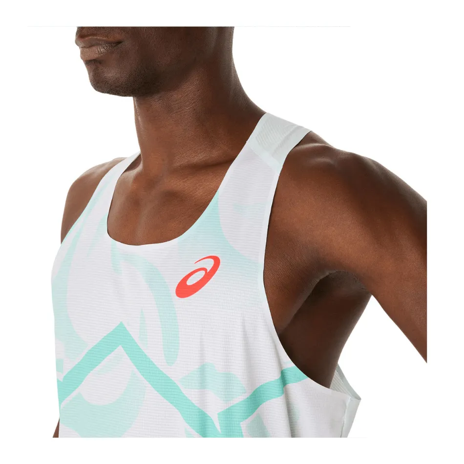 ASICS Men's Light Knit Singlet in Soothing Sea SS25