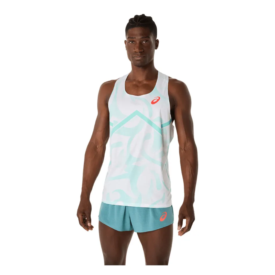 ASICS Men's Light Knit Singlet in Soothing Sea SS25