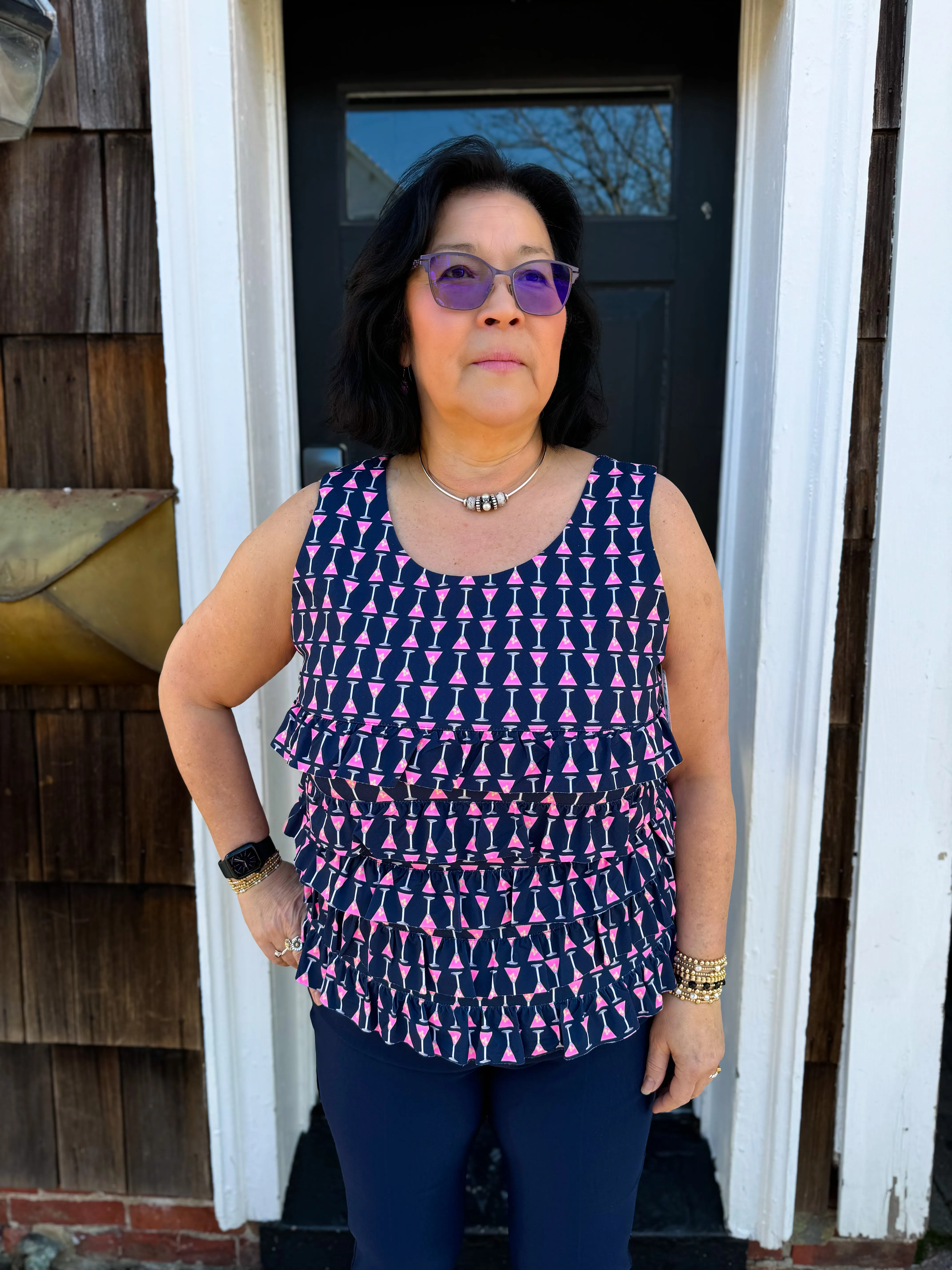 Beachtime by Lulu B Cha Cha Tank Martini
