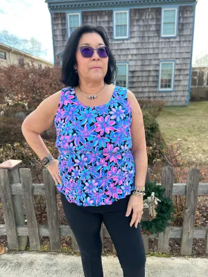 Beachtime by Lulu B Cha Cha Tank Spring Bouquet