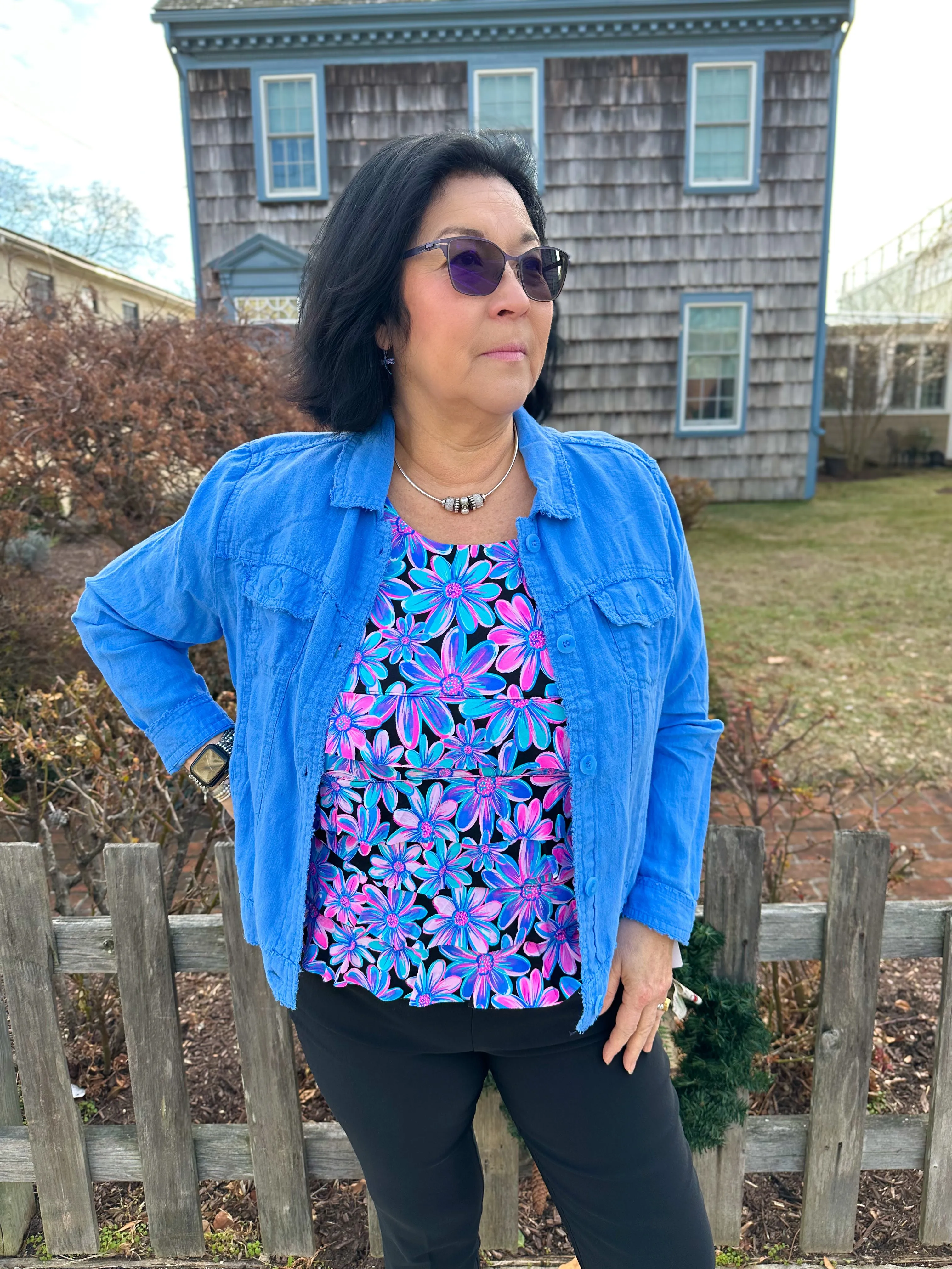 Beachtime by Lulu B Cha Cha Tank Spring Bouquet