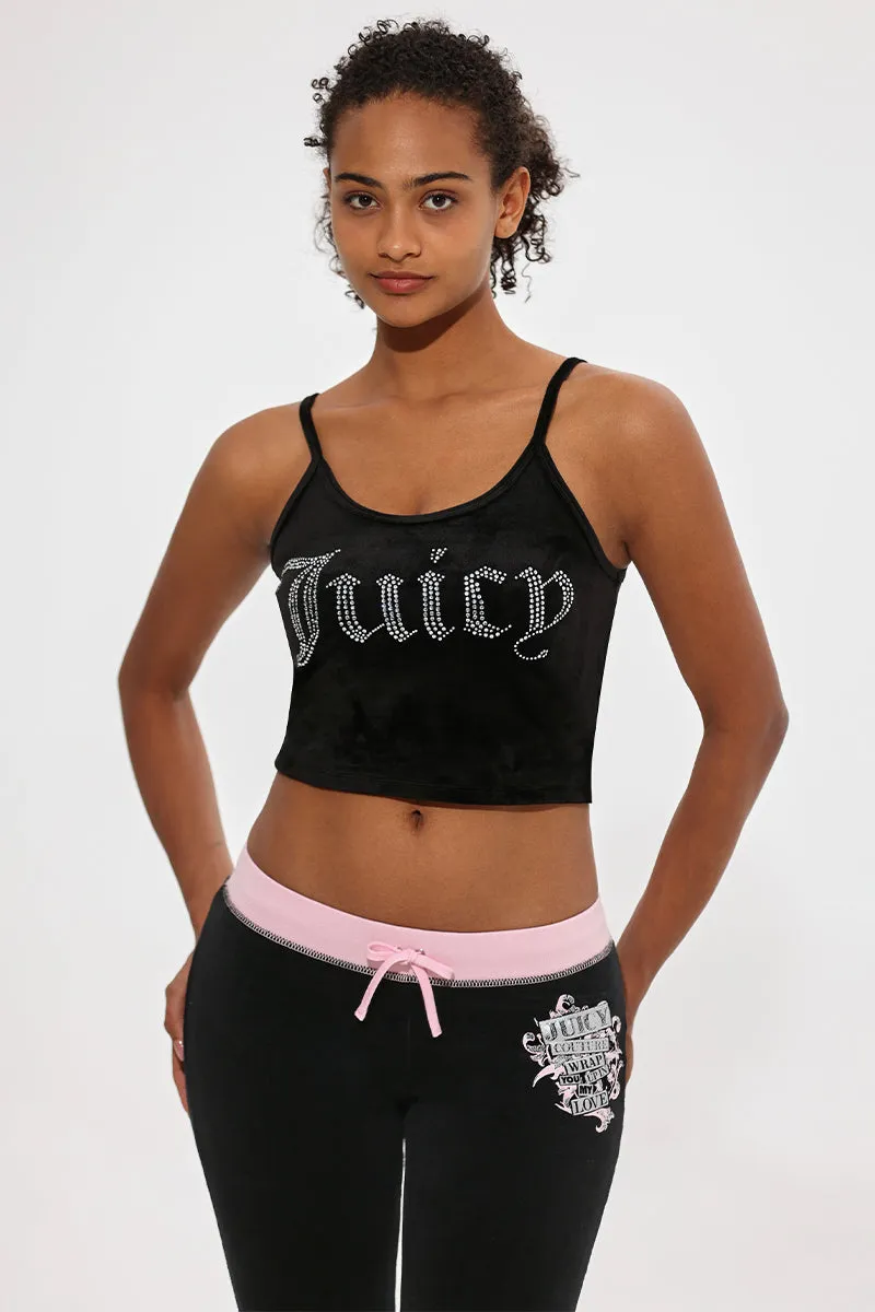 Big Bling Velour Tank Top Juicy Couture