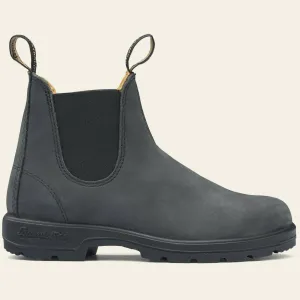 Blundstone Classic Shoes 587 Rustic Black Chelsea Boots Unisex Black Boots