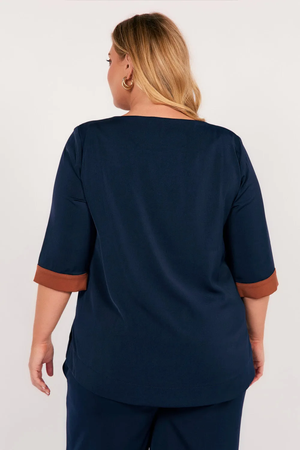 Boatneck Top in Tribeca Adrift