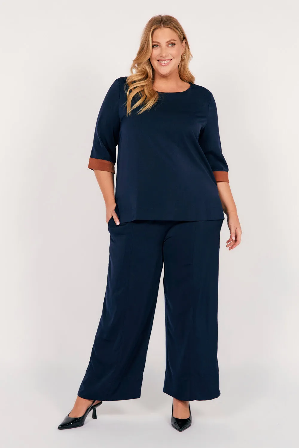 Boatneck Top in Tribeca Adrift