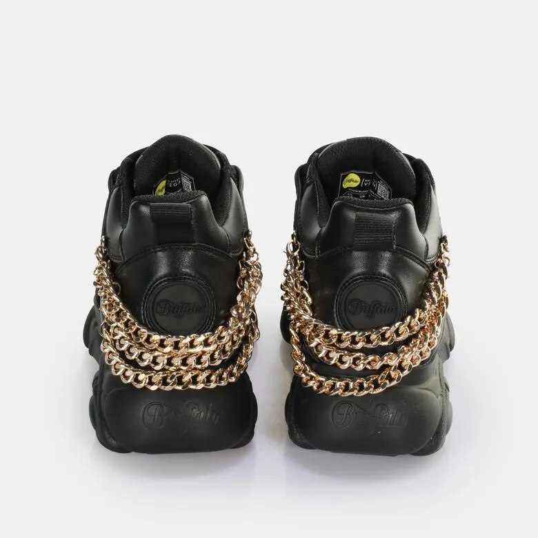 Buffalo Boots CLD Corin Chain 2.0 Sneaker Low vegan, black/gold