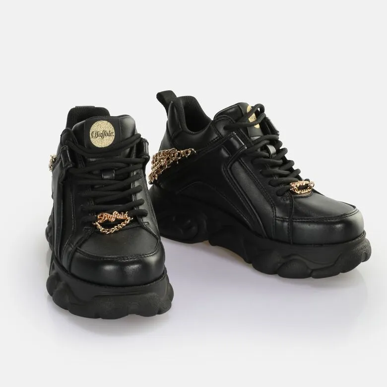 Buffalo Boots CLD Corin Chain 2.0 Sneaker Low vegan, black/gold
