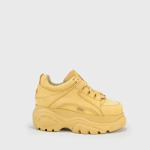 Buffalo London Classic Boots Shoes Platform Shoes 90s Nubuck Beige 1339-14