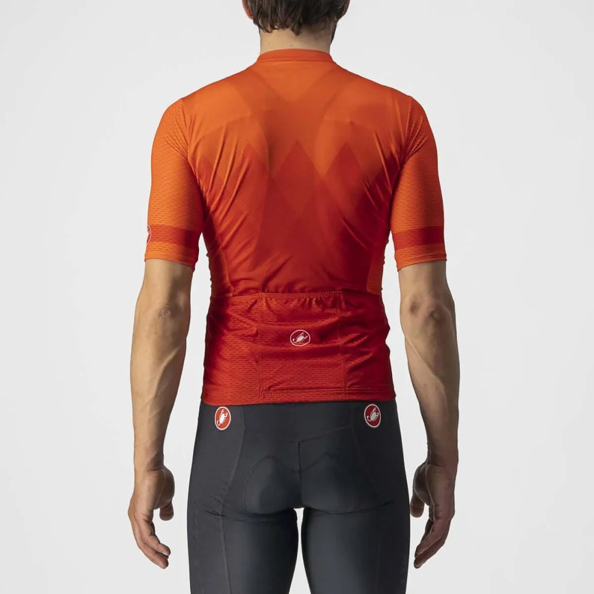 Castelli A Tutta Mens Cycling Jersey (Fiery Red)