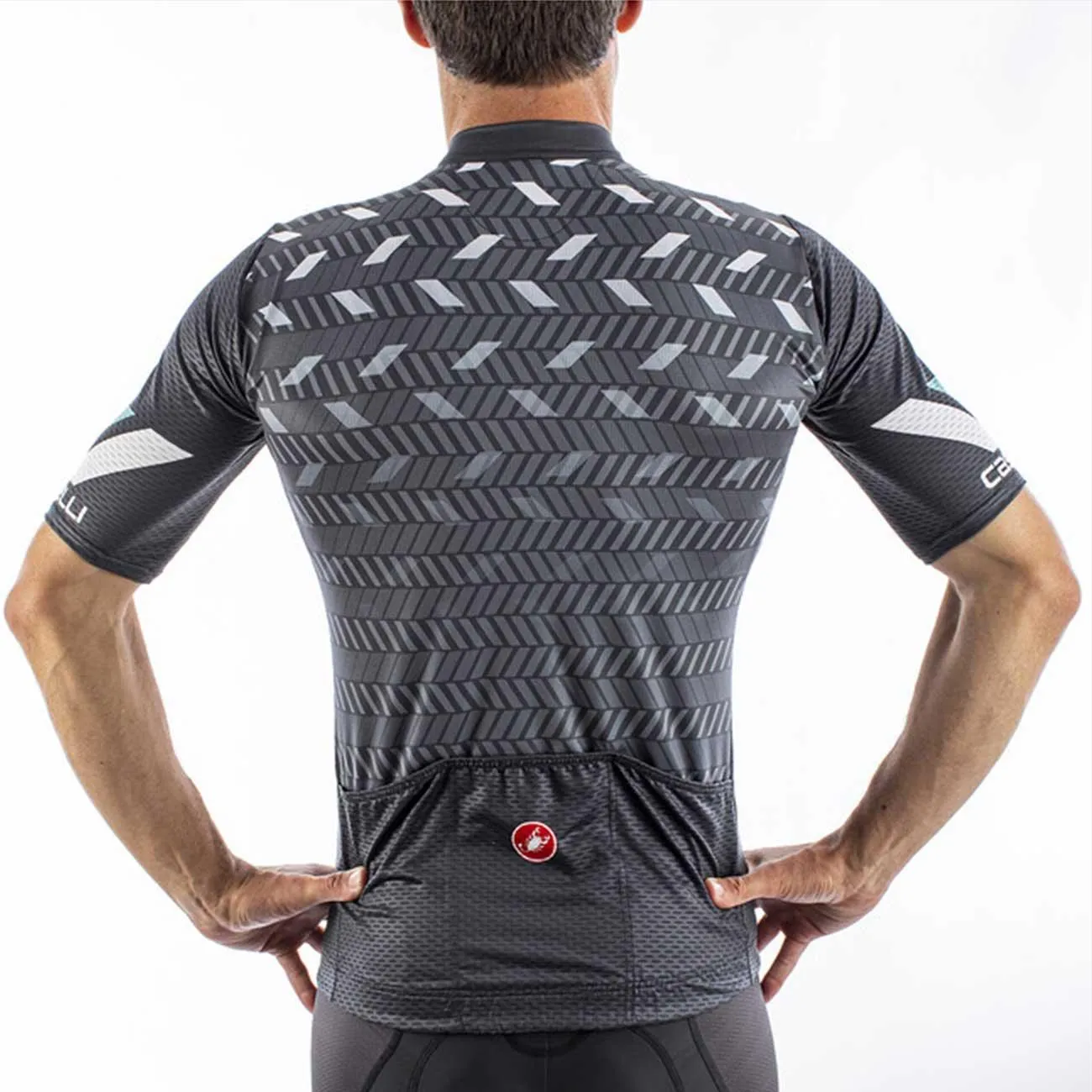 Castelli Avanti Mens Cycling Jersey (Dark Gray)
