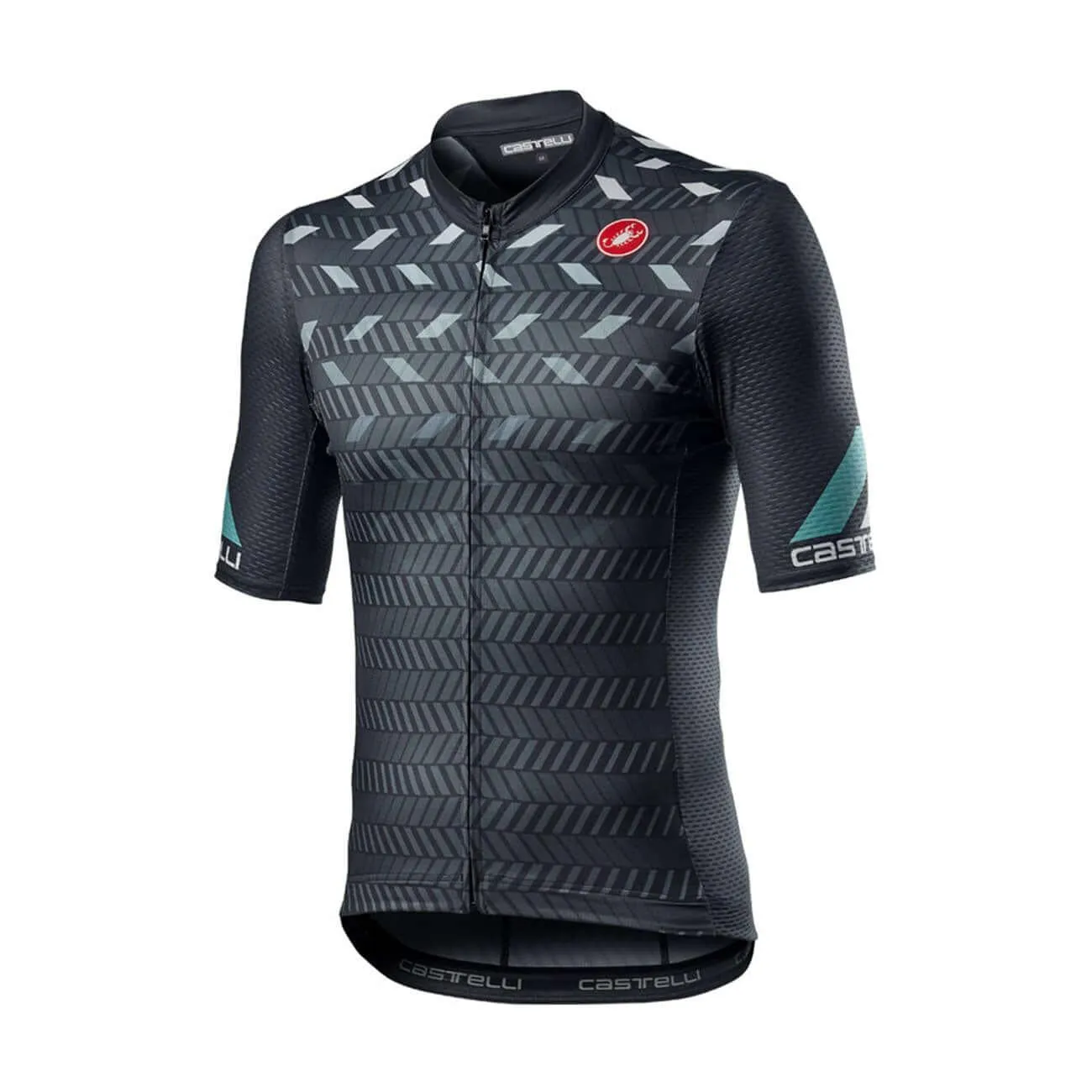 Castelli Avanti Mens Cycling Jersey (Dark Gray)