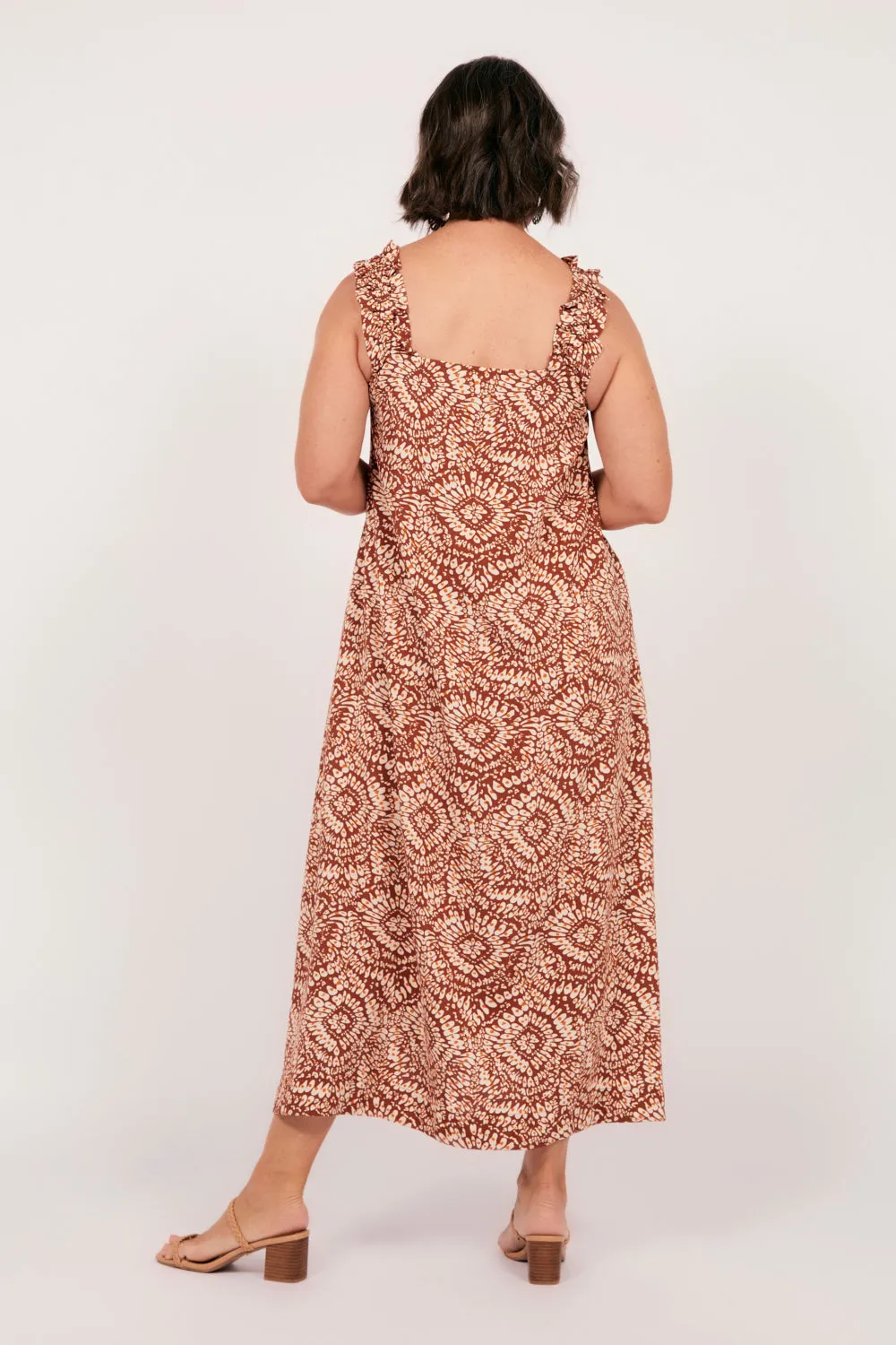 Claire Maxi Dress in Liora Adrift
