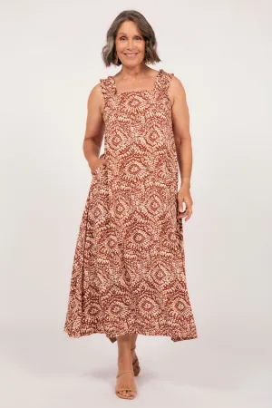 Claire Maxi Dress in Liora Adrift