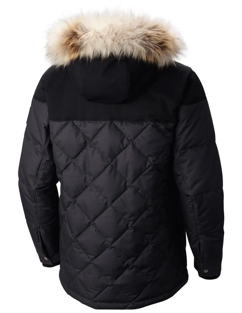 Columbia Men Black Barlow Pass 550 TurboDown Quilted Jkt