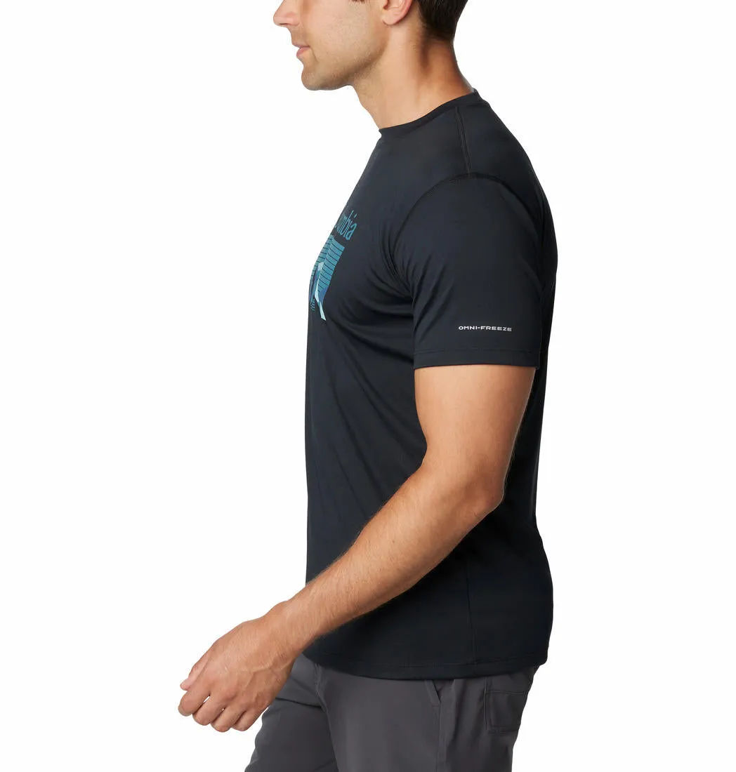 Columbia Men Black Omni-Freeze Zero Rules Graphic Tshirt