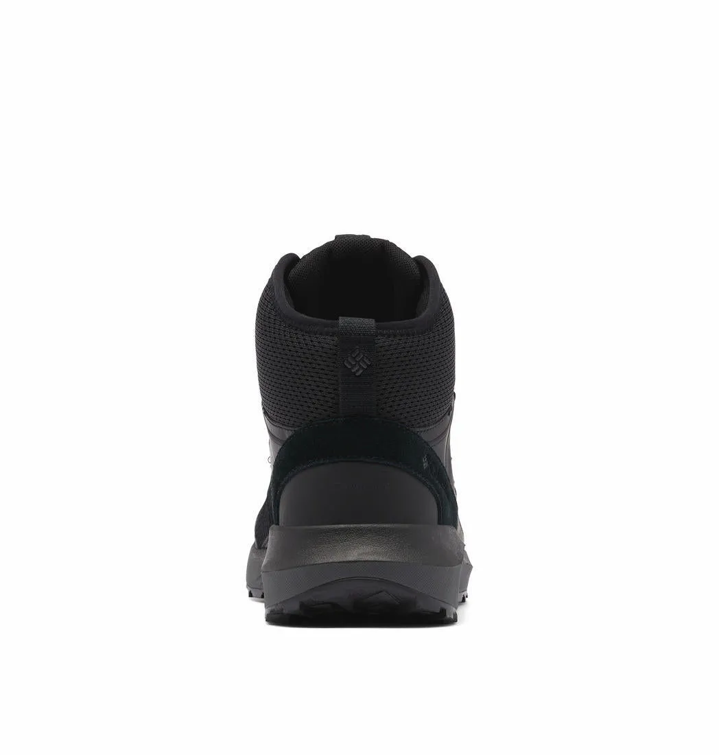 Columbia Men Black TRAILSTORM MID Water Resistant Shoes