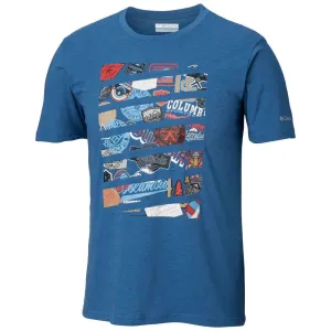 Columbia Men Blue Chilton Cliff Tshirt