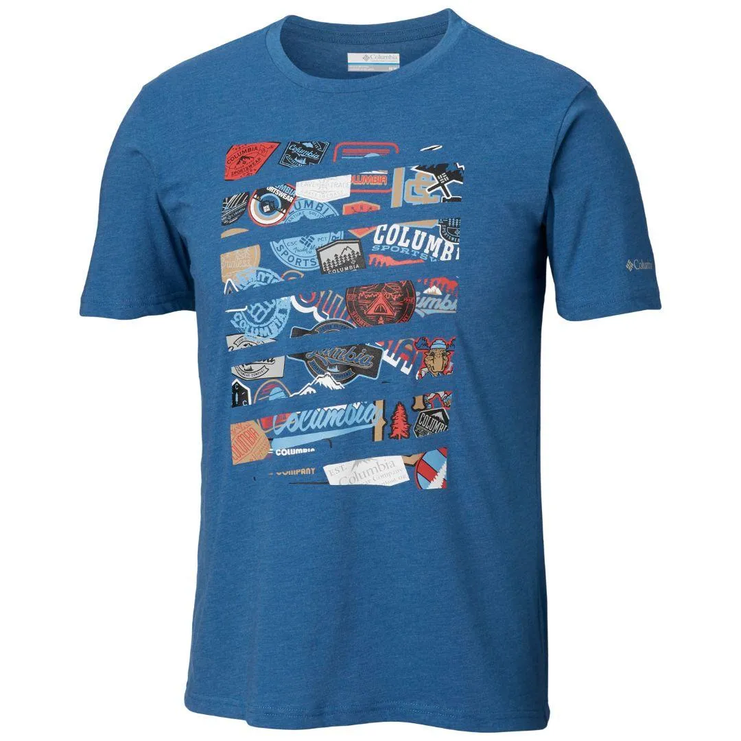 Columbia Men Blue Chilton Cliff Tshirt