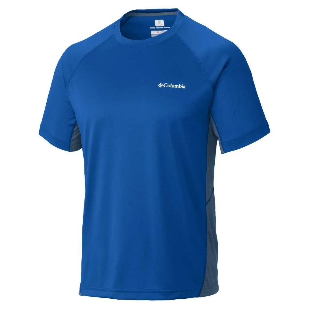 Columbia Men Blue Omni-Freeze Chiller Tshirt