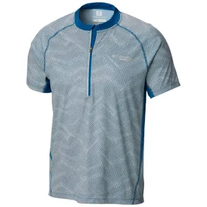 Columbia Men Blue Omni-Freeze F.K.T. II Tshirt
