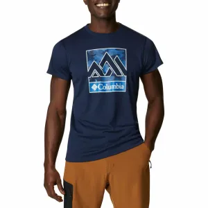 Columbia Men Blue Omni-Freeze Zero Rules Graphic Tshirt