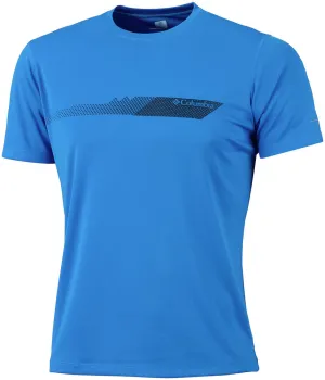 Columbia Men Blue Omni-Freeze Zero Rules Graphic Tshirt