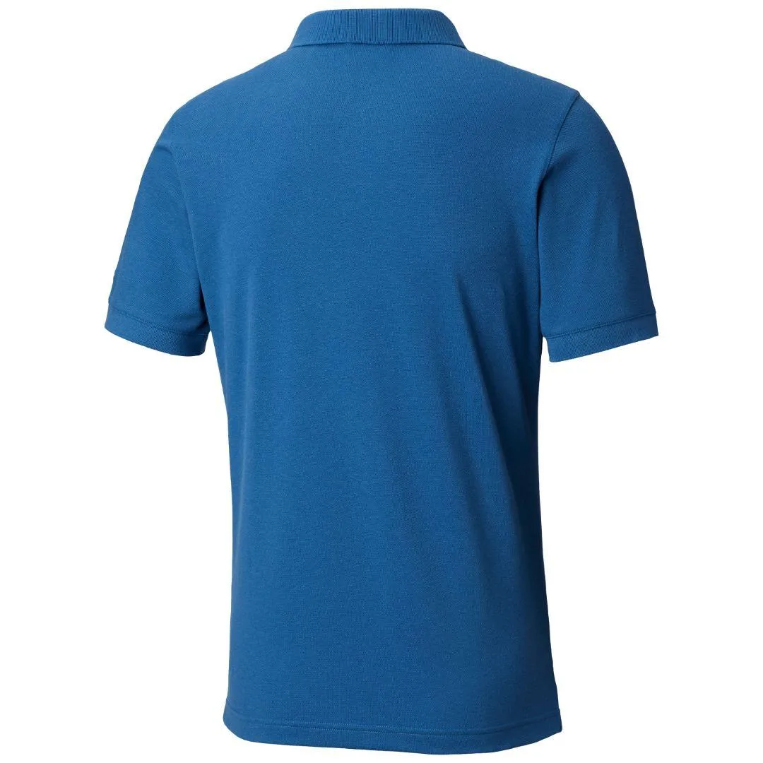 Columbia Men Blue Omni-Wick Cascade Range Polo Tshirt