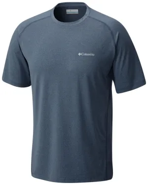 Columbia Men Blue Omni-Wick Tuk Mountain Tshirt