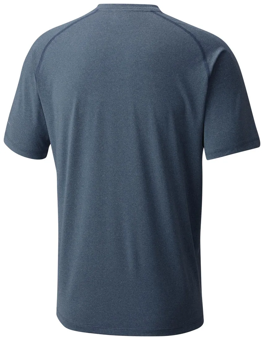 Columbia Men Blue Omni-Wick Tuk Mountain Tshirt