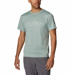 Columbia Men Green Omni-Freeze Zero Rules Graphic Tshirt