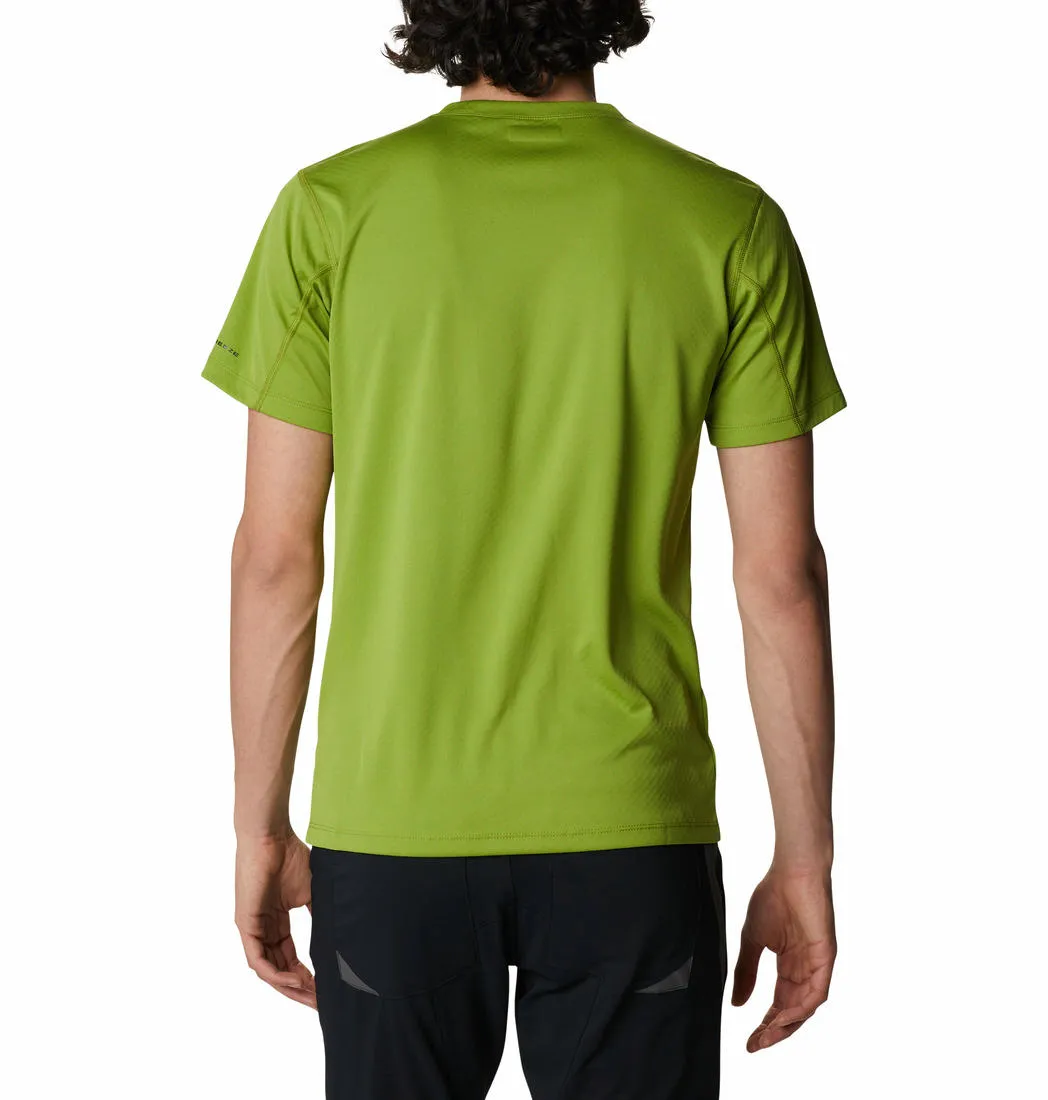 Columbia Men Green Omni-Freeze Zero Rules Graphic Tshirt