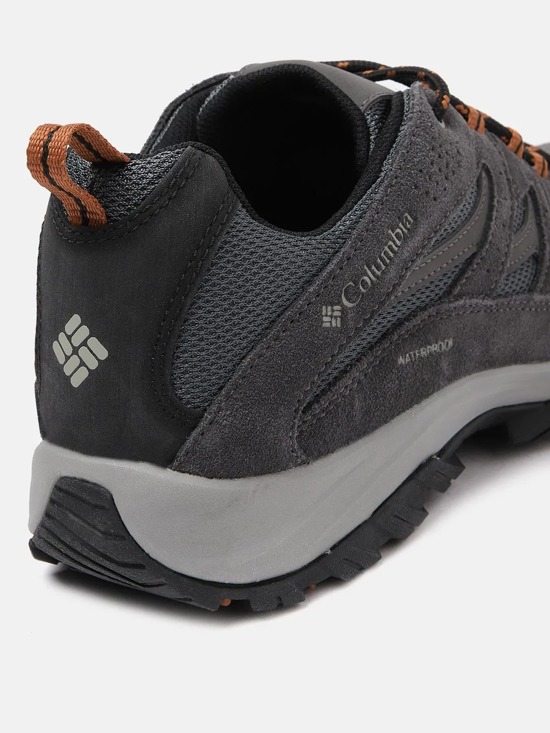 Columbia Men Grey Crestwood Water Resistant Shoes