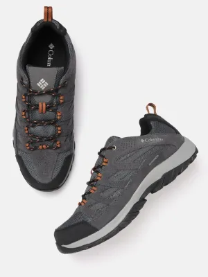 Columbia Men Grey Crestwood Water Resistant Shoes