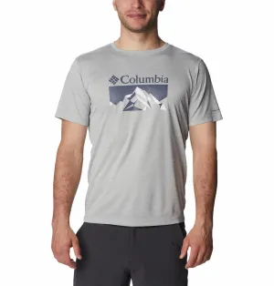Columbia Men Grey Omni-Freeze Zero Rules Graphic Tshirt