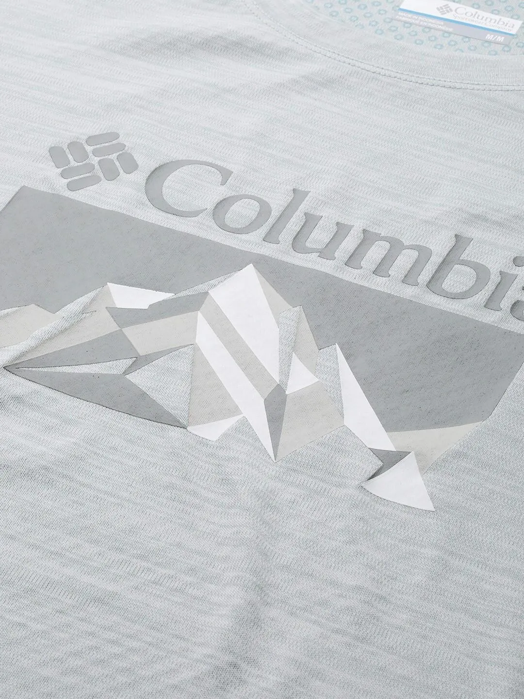 Columbia Men Grey Omni-Freeze Zero Rules Graphic Tshirt