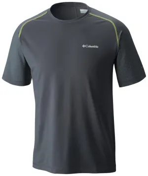 Columbia Men Grey Omni-Wick Trail Flash Tshirt