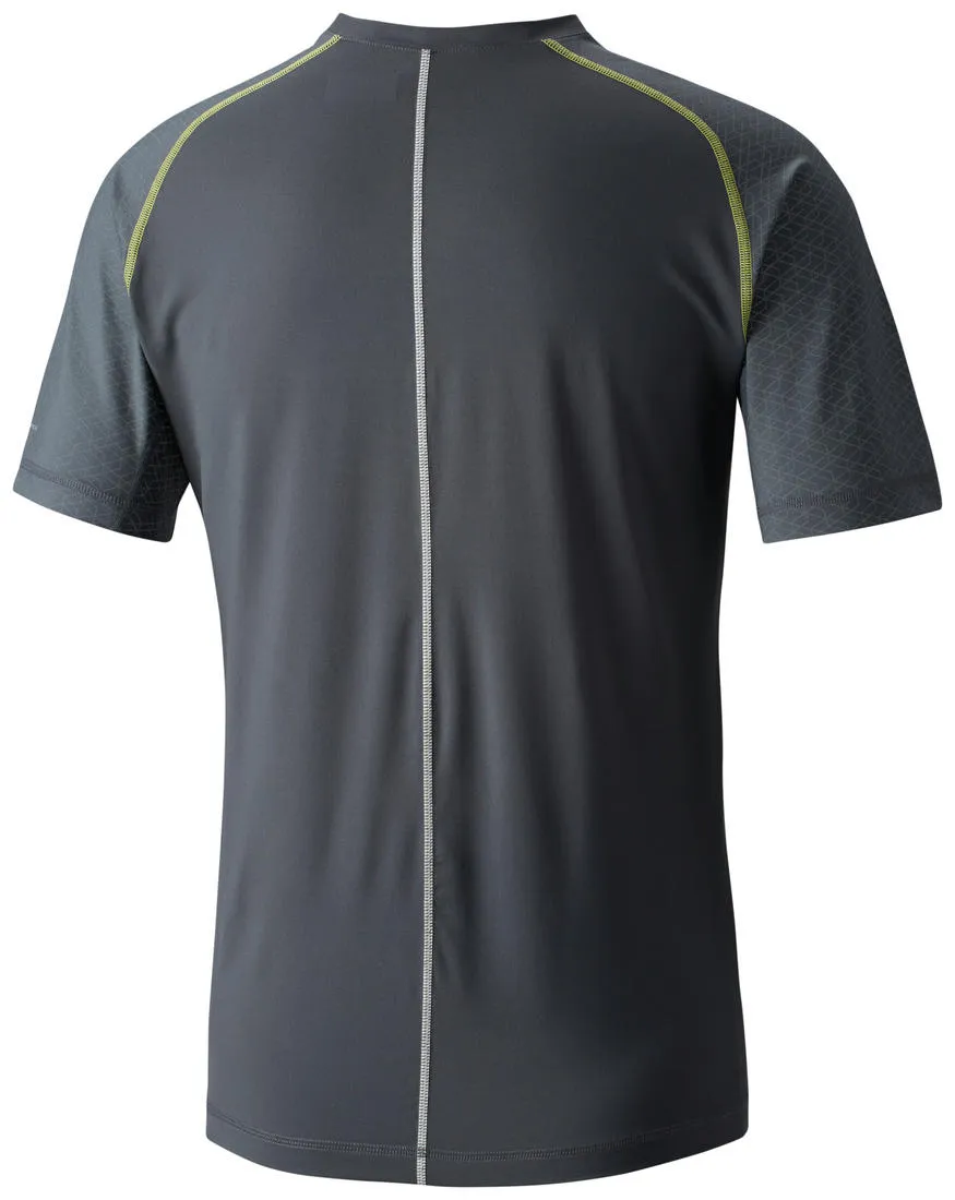Columbia Men Grey Omni-Wick Trail Flash Tshirt