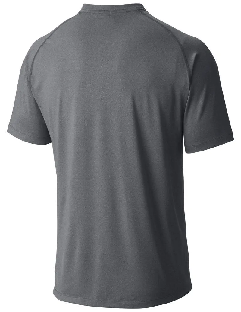 Columbia Men Grey Omni-Wick Tuk Mountain Tshirt