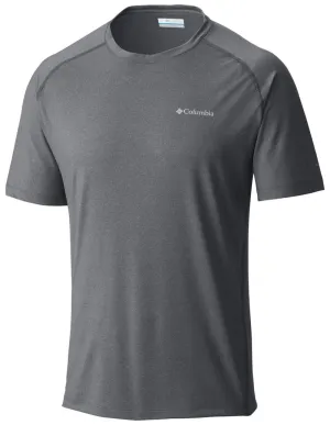 Columbia Men Grey Omni-Wick Tuk Mountain Tshirt