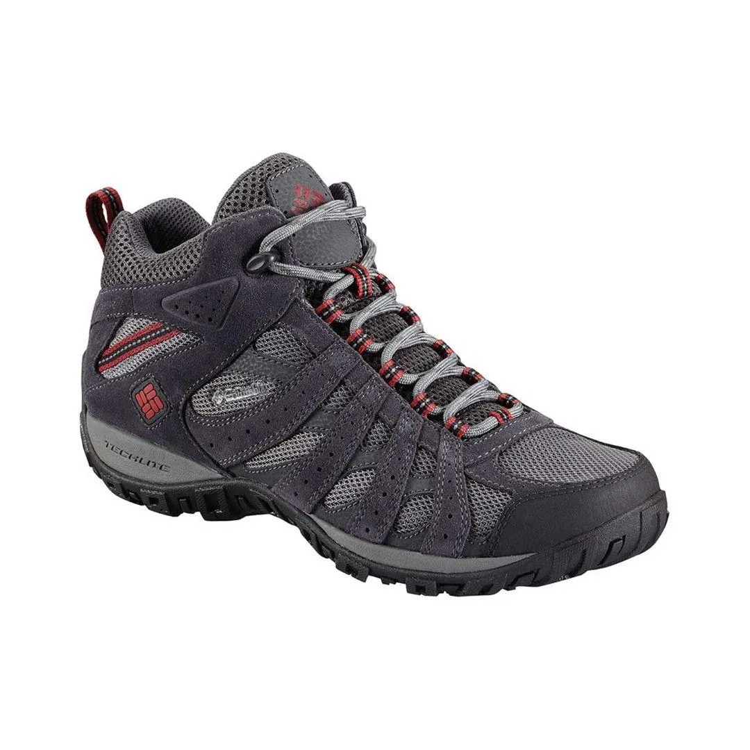 Columbia Men Grey REDMOND MID Water Resistant Shoes