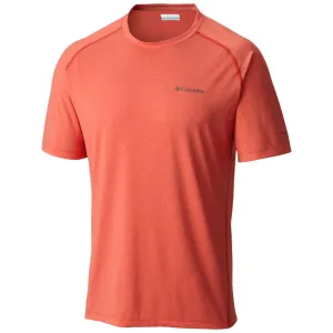 Columbia Men Orange Omni-Wick Tuk Mountain Tshirt