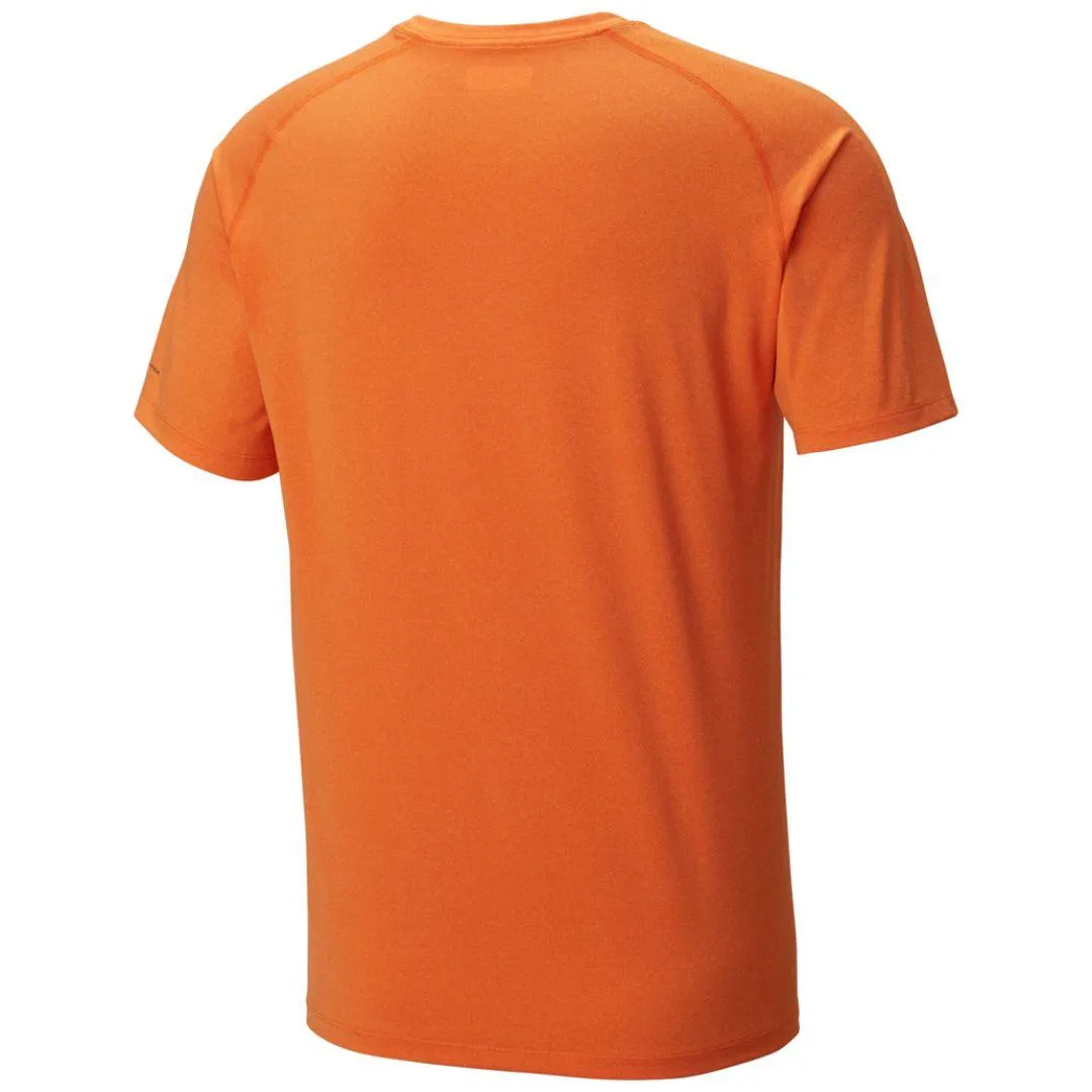 Columbia Men Orange Omni-Wick Tuk Mountain Tshirt
