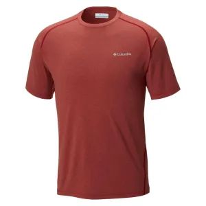 Columbia Men Red Omni-Wick Tuk Mountain Tshirt